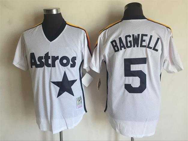 Houston Astros #5 Jeff Bagwell White Mitchell And Ness Throwback Pullover Stitched Jersey,We sell and wholesale Houston Astros #5 Jeff Bagwell White Mitchell And Ness Throwback Pullover Stitched Jersey on line form chian!